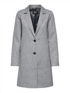 ONLY Пальто светло-серого меланжа