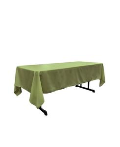 Большая прямоугольная скатерть - 60x144 см, полиэстеровый поплин, для банкетов, праздников и повседневных обедов Slickblue, Sage dark