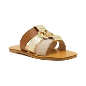 Кожаные тапочки Saba 08 Liu Jo, коричневый