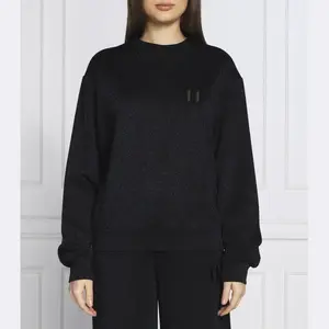 Толстовка стандартного кроя с пышными рукавами и блестками Karl Lagerfeld, синий