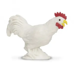 Детская фигурка Safari Ltd Roosters Good Luck Minis, белый
