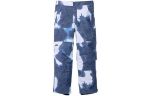 The North Face Bleached Denim Print Mountain Pant Supreme, Brown Black