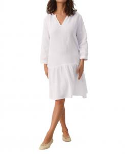 Part Two Платье Ханья ярко-белого цвета