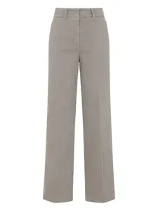 Брюки со средней посадкой Peserico, коричневый