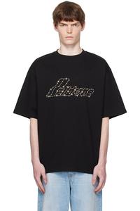 Футболка с жемчужным логотипом 'we11done' We11Done, черный