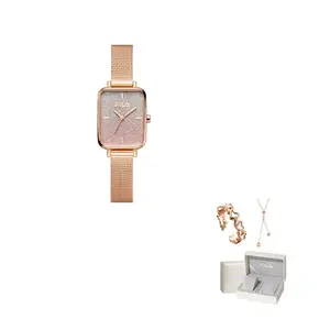 FILA Женские часы кварцевый механизм ремешок из сплава циферблат rose gold