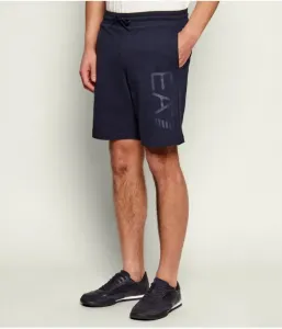 Шорты slim fit Ea7, темно-синий