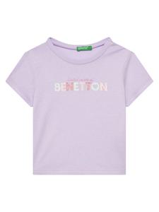 Футболка обычного кроя 3I1XG10HU United Colors Of Benetton, фиолетовый