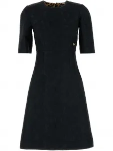 Платье мини А-силуэта Dolce & Gabbana, черный