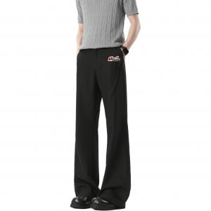 WARRIOR Брюки костюмные Unisex Black DIY Badge Moderate