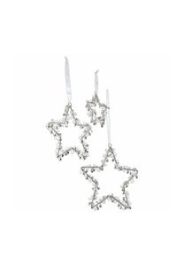 Рождественские украшения, набор из 3 Harley, серебро Loberon, серебро