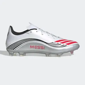 Бутсы футбольные мужские F50 Messi league FG Adidas, белый/красный