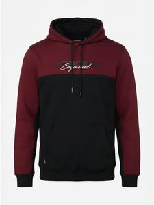 KOROSHI Свитер с высоким воротником из красной хлопчатобумажной ткани с нарядным крестом