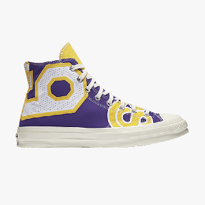 Кроссовки Converse Chuck Taylor All Star High Premium 'Los Angeles Lakers', фиолетовый