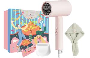 Фен MI H101 с отрицательными ионами для ухода за волосами, высокоскоростная сушка, компактный складной H101 Xiaomi