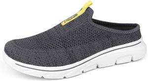 Женские дышащие повседневные туфли без шнурков с низким каблуком, удобная обувь для прогулок, подходящая для ежедневной носки с джинсами, шортами и брюками, весной, летом и осенью Generic, Grey