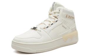 Кеды, скейтборд обувь женская высокая Feather белый 361°