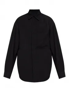 Рубашка со вставками Iceberg, черный