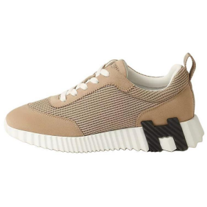 Женские повседневные туфли Bouncing Low Top цвета умбры HERMES, Original Shoe Box Included