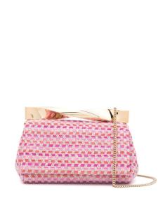 Aquazzura мини-клатч Twist, розовый