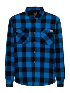 Зимняя рубашка King Kerosin синего цвета King Kerosin