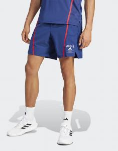 Шорты performance Designed-for training legacy темно-синего/мелово-белого цвета Adidas Performance