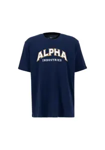 Футболка Alpha Industries " Alpha Industries Мужская - Футболки College T", синий