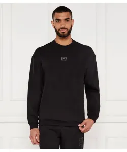 Толстовка Regular fit Ea7, черный