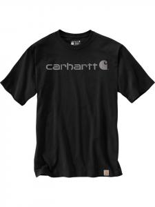 CARHARTT Футболка "Dearborn Relaxed Logo T-Shirt" черного цвета