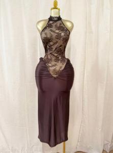 TRUEDAMES Платье-песочные часы из малинового кружева