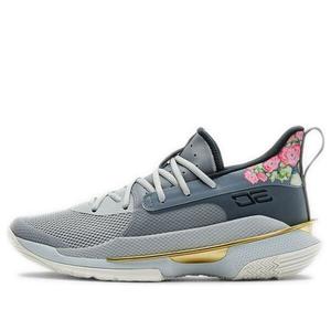 Кроссовки curry 7 'chinese new year' Under Armour, серый