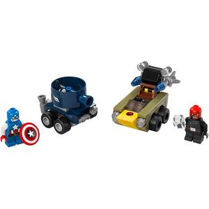 LEGO Marvel, коллекция супергероев, Captain America против Red Skeleton строительные блоки 95 деталей 76065