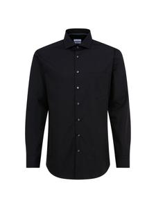 Рубашка делового покроя Regular Fit SEIDENSTICKER, черный