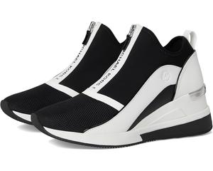 Кроссовки MICHAEL Michael Kors Spencer Wedge Trainer, цвет Black/Optic White