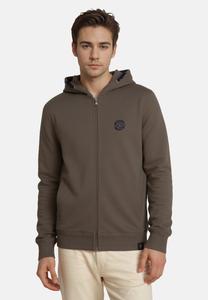 Толстовка Petrol Industries Zip-up sweatshirt, Mossy Stone/Brown