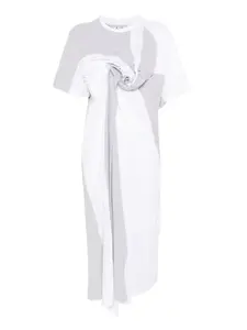 Платье-футболка с розой Anni Salonen, белый
