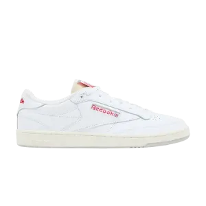 Кроссовки Reebok Club C 85 Vintage 'White Vector Red', белый
