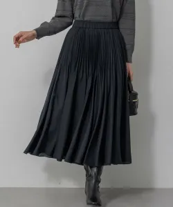 Старинная плиссированная юбка из органзы Suite, цвет Navy [075]