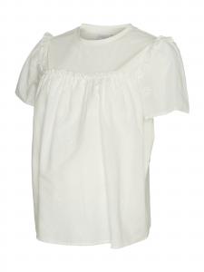 MAMALICIOUS Блузка 'MLDora' в белом цвете