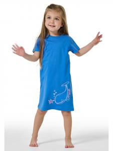 Schiesser Ночная рубашка синего цвета