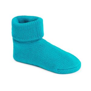 Женские носки-тапочки Softones By Muk Luks с манжетами MUK LUKS, цвет Turquoise