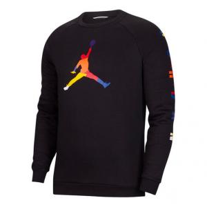 Толстовка Men's Air Jordan DNA Round Neck Pullover Black, черный