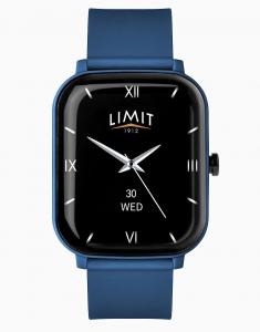 Умные часы Limit 37 мм квадратной формы синего цвета
