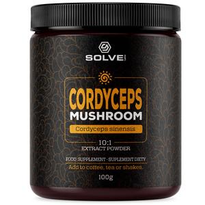 Бад с экстрактами грибов 10:1 Solve Labs Cordyceps, 100 гр