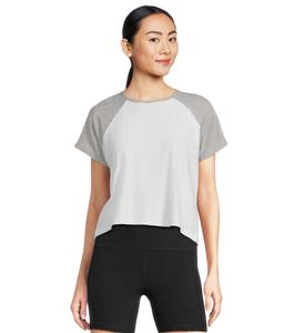 Футболка Beyond Yoga Featherweight Colorblock Tee, Cloud White/Silver Mist