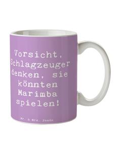 Кружка-маримба с юмором и надписью Лавандовый сон Mr. & Mrs. Panda