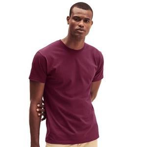 Мужская футболка с коротким рукавом и круглым вырезом Fruit Of The Loom, бургундия