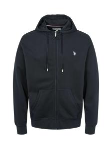 Толстовка с капюшоном на молнии U.S. POLO ASSN. Otto, сапфировый