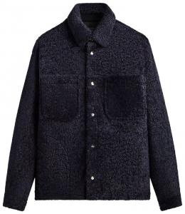 Куртка-рубашка Kith Shearling Ace Shirt Jacket, черный