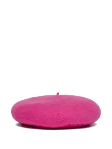 Берет с вышитым логотипом Marni Kids, розовый